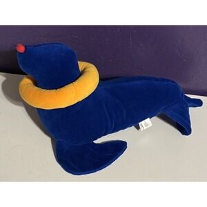 Vintage Velveteen Circus Seal Plush North American Bear Co 1992 Extreme Rare